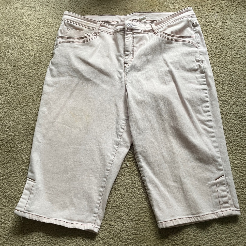 Women's Light Pink Bermuda Shorts